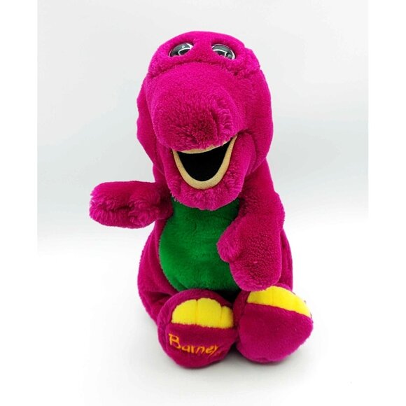 Vintage 1992 Barney The Dinosaur Plush 14” Lyons Group Stuffed Animal Dakin - Picture 1 of 6